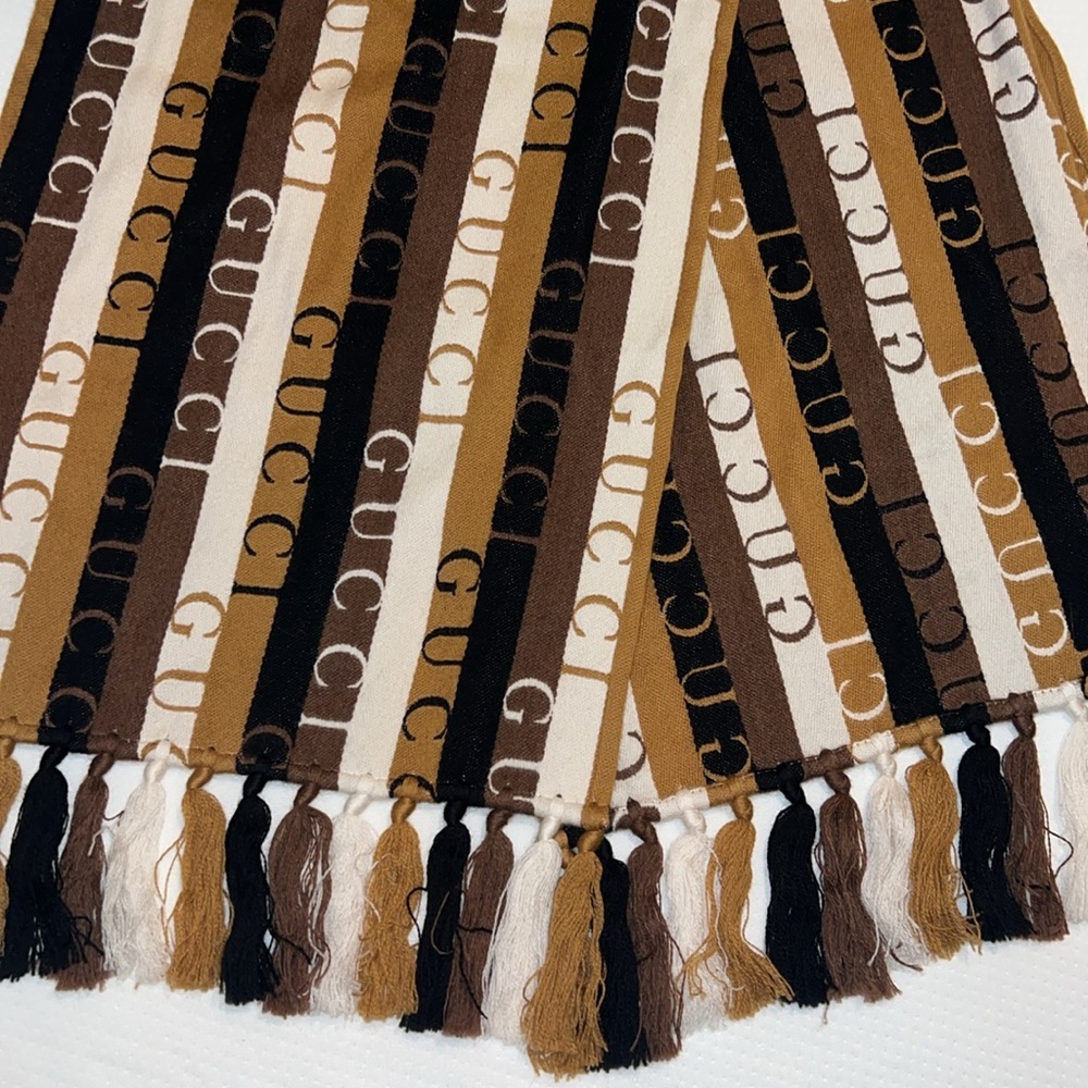 AUTHENTIC GUCCI Unisex Wool Scarf
